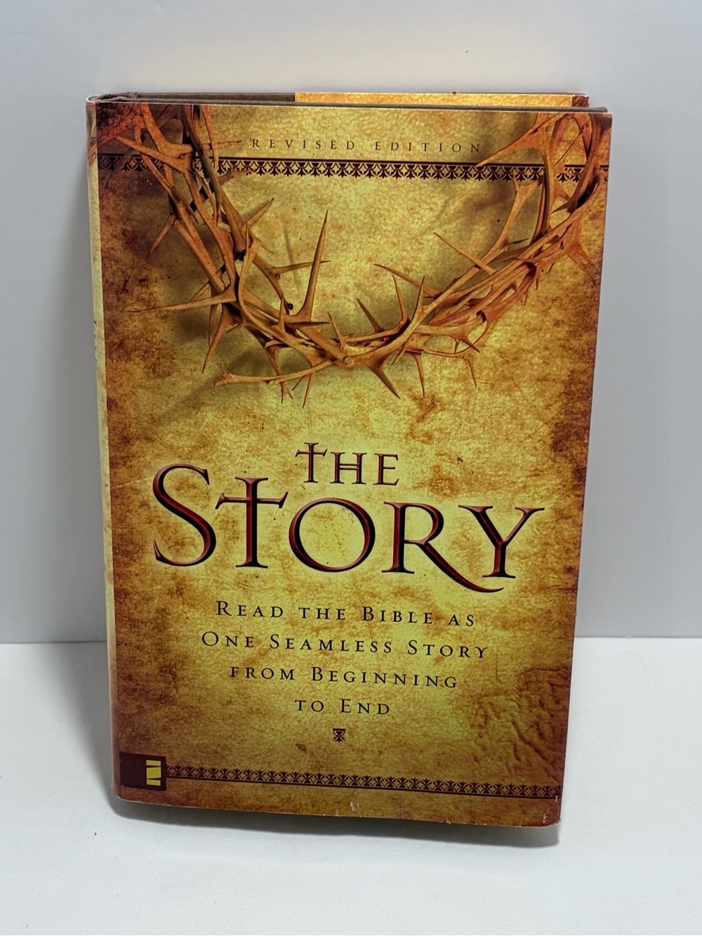 The Bible “The Story”  from Beginning to End published by Zondervan.